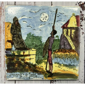 Ceramic Tile Trivet Ceramica Sevilla Spain Arrimaco Ponia Las Armas